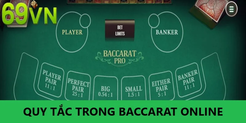 Quy tắc chơi Baccarat cơ bản